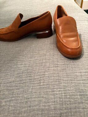 Franco Sarto Leather Slip-On Loafers, Size US 9-1/2